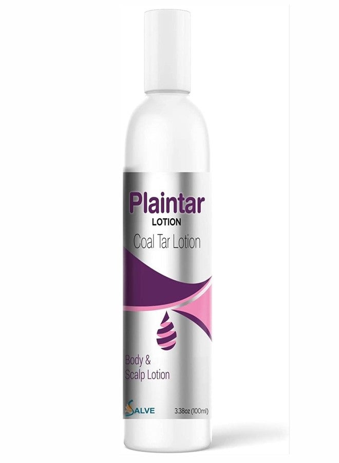 SALVE Plaintar Coal Tar Lotion (100 ml / 3.38 fl oz) - Leave-On Body & Scalp Lotion for Flaky Dry and Psoriasis-Prone Skin - Image 4